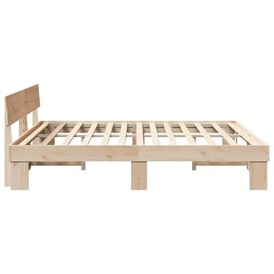 Bedframe met hoofdeinde Bruin 180 x 200 cm Massief grenenhout Bedframe met hoofdeinde Bruin 180 x 200 cm Massief grenenhout
