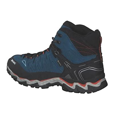 Meindl Lite Hike Gtx Heren Hoge Wandelschoen Blau/Orange 11/46 Meindl Lite Hike Gtx Heren Hoge Wandelschoen Blau/Orange 11/46