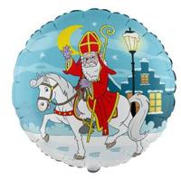 Folieballon Sinterklaas & Ozosnel Cartoon (45cm) - thumbnail