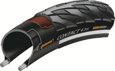CONTINENTAL contact trekkingfiets buitenband - zwart