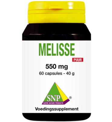 SNP Melisse 550mg puur 60 Vegetarische capsules