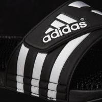 Adidas Adissage Slipper zwart wit - thumbnail