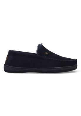 Warmbat Pantoffels Grizzly GRZ441045 Donker Blauw-45 maat 45