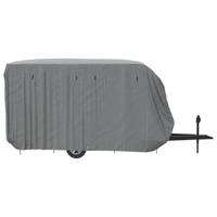 VidaXL Caravanhoes 460x250x220 cm vliesvlies grijs - thumbnail