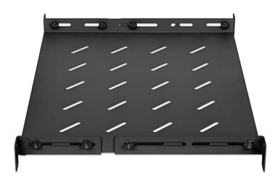 Intellinet 714082 19 inch Apparaatbodem voor patchkast 1 HE Geschikt voor kastdiepte: 600 mm Zwart (RAL 9004, mat)