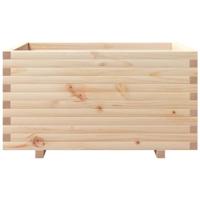 Plantenbak 90x60x49,5 cm massief grenenhout - thumbnail