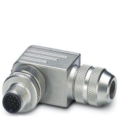 Phoenix Contact 1404412 Sensor/actuator connector, niet geassembleerd M12 Aantal polen (sensoren): 12 Stekker, recht 1 stuk(s) Piece