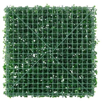 Hek met kunstheester6 st 50x50 cm groen