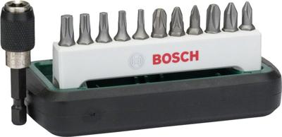 Bosch Accessories 2608255993 Bitset 12-delig Kruiskop Phillips, Kruiskop Pozidriv, Binnen-zesrond (TX)