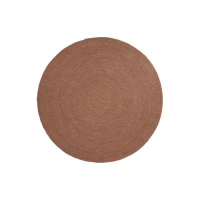 Kave Home Rond Vloerkleed 'Despas' 200cm, kleur Terracotta