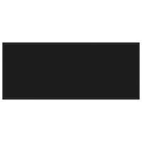 Salontafel met zwart glas 120x50x35 cm zwart - thumbnail