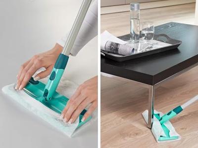 Leifheit 56666 Clean and Away Vloerwisser S + 5 Doekjes - thumbnail