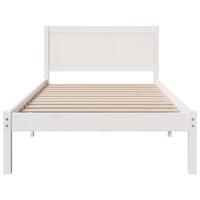Bedframe Wit 100 x 200 cm Massief grenenhout - thumbnail