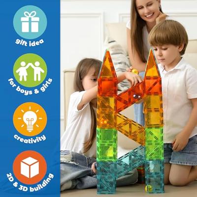 Oku Geomag magnetic tiles gems 32 delig - thumbnail
