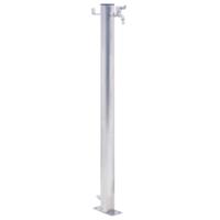 VidaXL Waterzuil 100 cm roestvrij staal rond - thumbnail