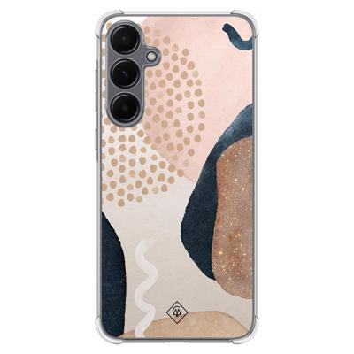 Samsung Galaxy A55 shockproof hoesje - Abstract dots Samsung Galaxy A55 shockproof hoesje - Abstract dots