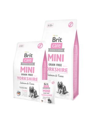 BRIT Care Mini Yorkshire Grain Free Salmon with tuna - droog hondenvoer - 2 kg BRIT Care Mini Yorkshire Grain Free Salmon with tuna - droog hondenvoer - 2 kg