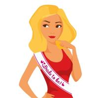 Party sjerp - Bride to be hearts - thumbnail