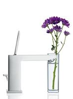 Grohe Eurocube Joy 1 gats wastafelkraan M size met waste chroom 23657000 - thumbnail