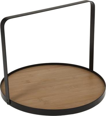 Serveerplateau Bamboe/Metaal, 35cm