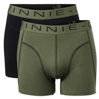 Vinnie-G Boxershorts 2-pack Black / Forest Green Combo-XXL - thumbnail