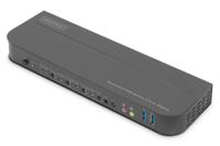 Digitus DS-12890 KVM-extender 4 poorten DisplayPort, HDMI Muis, Toetsenbord 3840 x 2160 Pixel - thumbnail