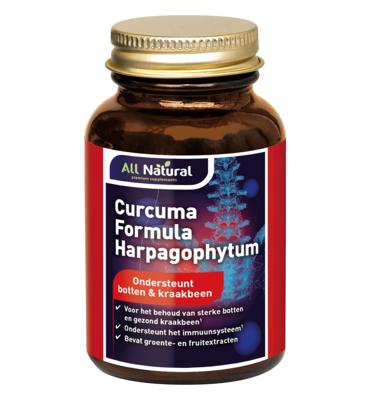 All Natural Curcuma formule harpagophytum (60 caps)