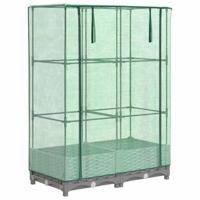 Plantenbak verhoogd met kashoes 80x40x123 cm rattanlook - thumbnail