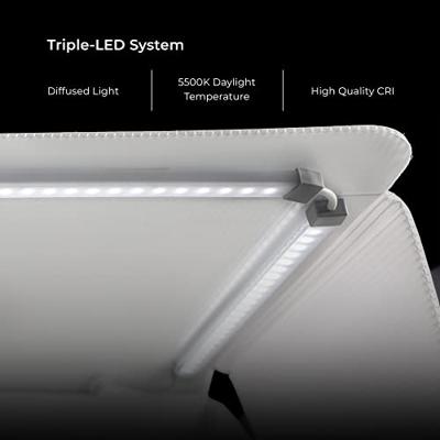 Orangemonkie LED Opnametent Foldio3 62,5x64x55 Opvouwbaar