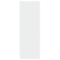 Apothekerskast 40x41x118 cm bewerkt hout wit - thumbnail