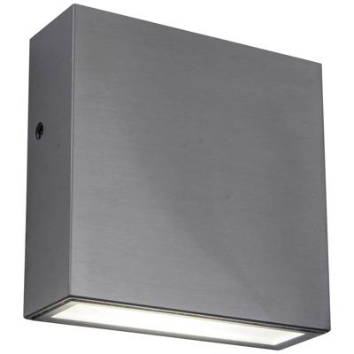 Kleine RVS gevelverlichting met helder witte LED lichtbron (4000K) Lutec Gemini