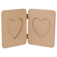 Figuur Décopatch fotokader album met harten 14x1.5x18cm - thumbnail