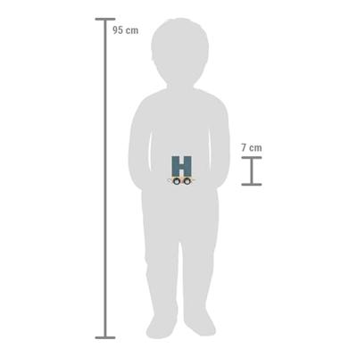 Small Foot - houten lettertrein polar - h Small Foot - houten lettertrein polar - h