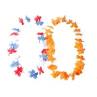 Hawaiiketting Oranje of Rood Wit Blauw - thumbnail