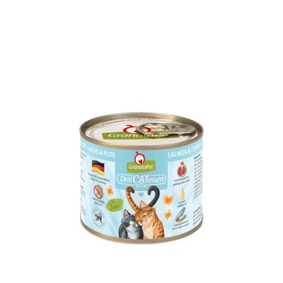 GRANATAPET DeliCATessen Salmon and turkey - nat kattenvoer - 200g - thumbnail