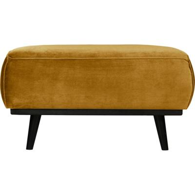 WOOOD Hocker 'Statement' Velvet, kleur Honing Geel