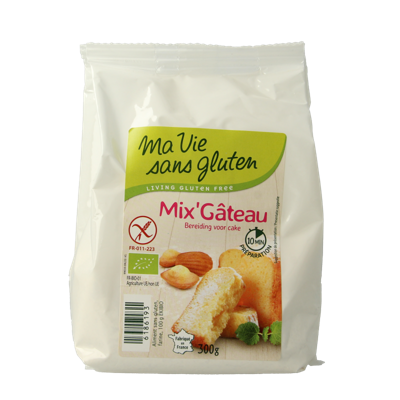 Ma Vie Sans Cakemix glutenvrij bio 300 Gram
