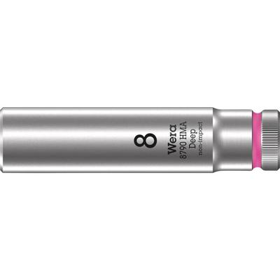 Wera 8790 HMA Deep Hand- en Machinedop met 1/4"-aandrijving, 8 x 50 mm - 05004505001 Wera 8790 HMA Deep Hand- en Machinedop met 1/4"-aandrijving, 8 x 50 mm - 05004505001