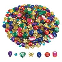 Colorations - glitterende strass steentjes groot, 453 gram - thumbnail