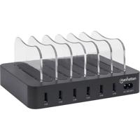 Manhattan 102254 USB-laadstation Binnen Uitgangsstroom (max.) 2.4 A 6 x 6x USB-A - thumbnail