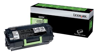 Toner Lexmark 52D2H00 Zwart