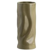 Vaas Setro - groen - keramiek - 29xØ12 cm - Leen Bakker - thumbnail