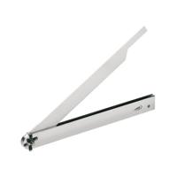 HELIOS PREISSER Metallschmiege 400x20x8mm 3-tlg. mit Flügelmutter 0396435 Stelhoek 400 mm - thumbnail