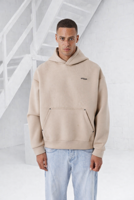 Project X Paris Neopreen Hoodie Heren Beige - Maat XL - Kleur: BeigeTaupe | Soccerfanshop