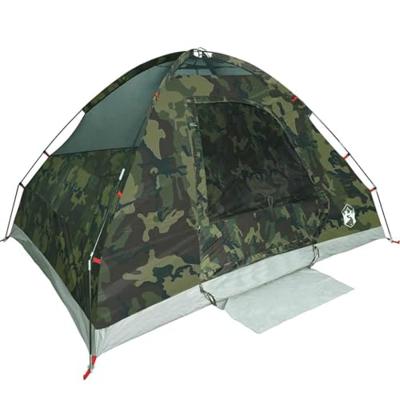 VidaXL Koepeltent 4-persoons waterdicht camouflage