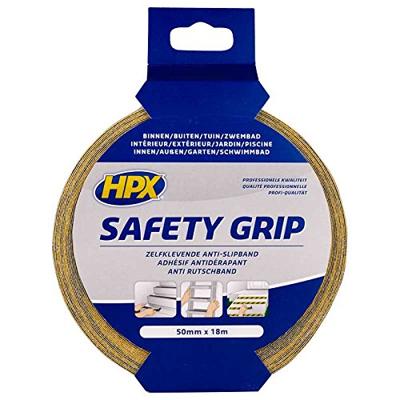 HPX Safety Grip - zwart /geel - 50mm x 18m