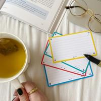 Oxford Flash 2.0 flashcard starterkit, gelijnd, A7, assorti, pak van 80 vel - thumbnail