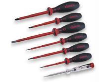 Cimco Cimco Werkzeuge Schroevendraaierset VDE 7-delig Plat, Kruiskop Phillips - thumbnail