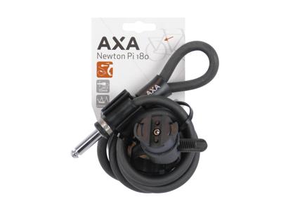 Axa newton kabelslot - 180cm - zwart - art15