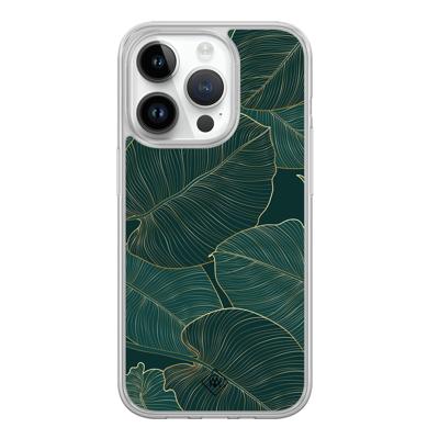 iPhone 14 Pro hybride hoesje - Monstera leaves